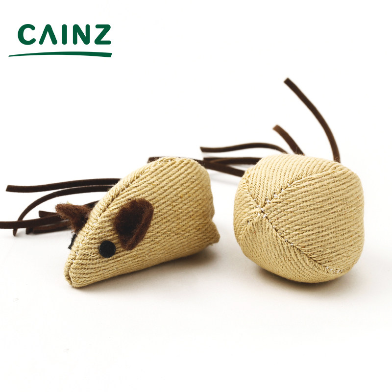 Japan CAINZ cat toy combination set to tease cats relieve boredom kittens grind their teeth gnaw bite-resistant cat self-hey supplies