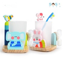 SOSO Global] Mideer Childrens Baby Timer Toothbrush Cup with Horm Brush for 3 minutes