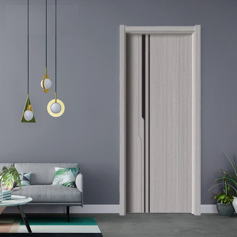 Simple and Luxurious Bedroom Door, Composite Door, Carbon Crystal Door, White Interior Door, Environmentally Friendly, Paint-Free, Silent Room Door, Lacquered