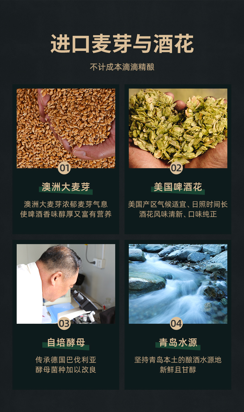 青岛特产 亮动 精酿原浆全麦啤酒 喝完不头疼 4斤 图7
