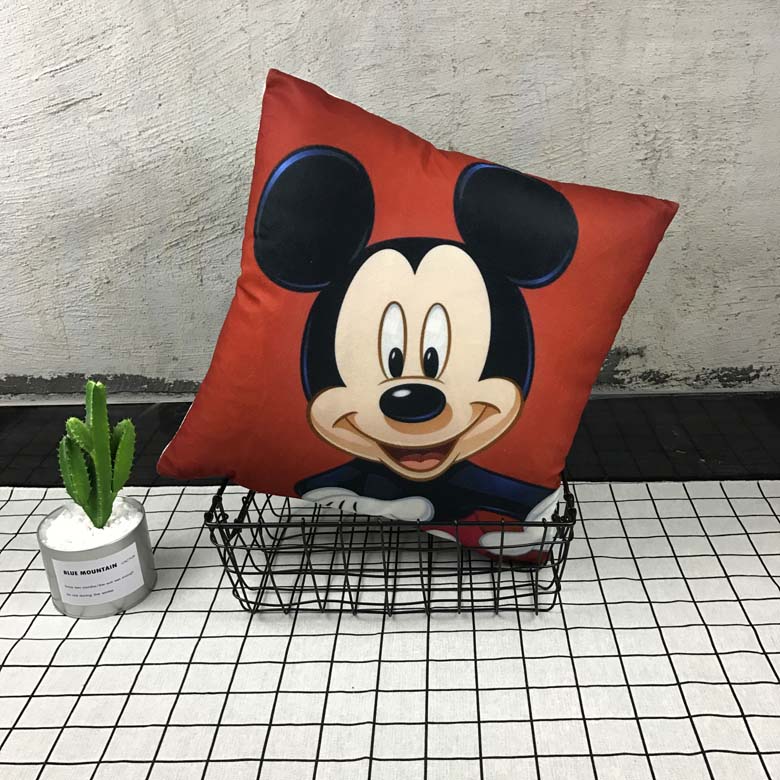 Phim hoạt hình dễ thương Mickey Minnie Chuột ôm gối xe sofa đệm gối tựa đầu gối quà tặng trẻ em ngày gối ghế