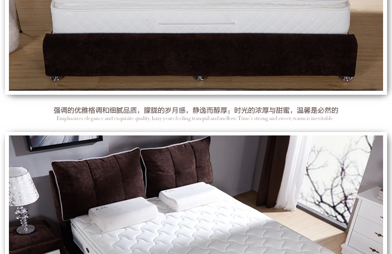Bảo vệ môi trường Thái Lan nhập khẩu 10cm Simmons 1,8 m 5cm mềm và mềm dừa cọ lò xo nệm cao su - Nệm nệm ngủ