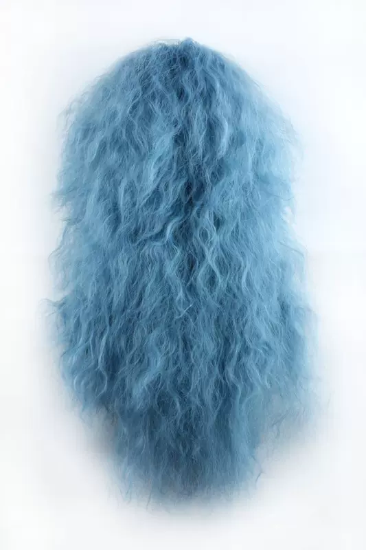 [Soul Manxuan] Black Magic Forest Witch Ash Blue Fluffy Long xoăn Anime cosplay - Cosplay