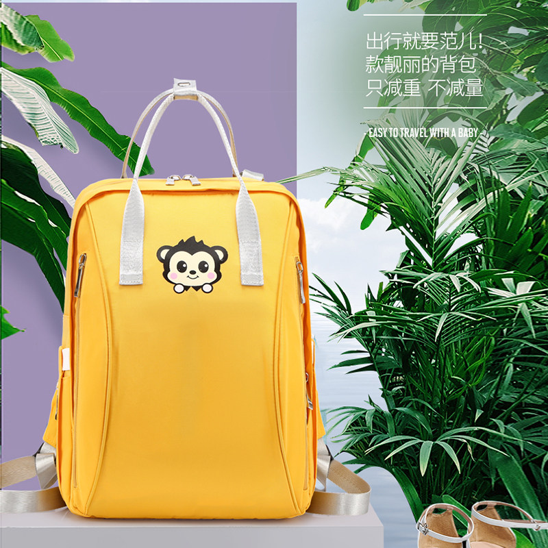 Buozzi custom simple mummy bag going out lightweight multi-compartment large-capacity shoulder mother backpack mother and baby bag