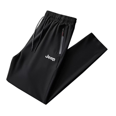 JEEP吉普男士冰丝速干透气直筒裤