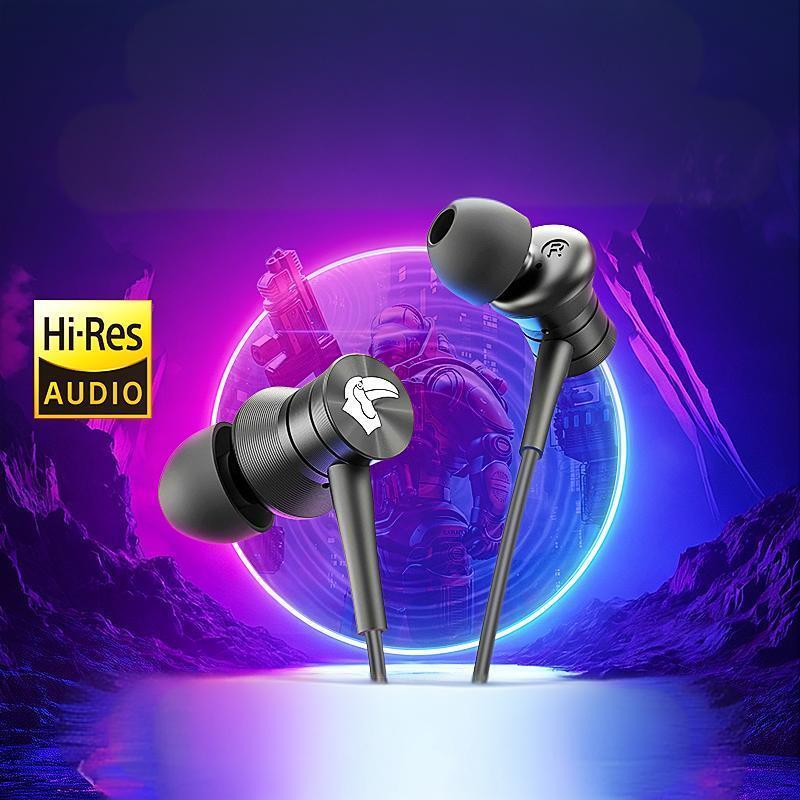BarbetSound X80 游戏耳机HiFi音质有线入耳式带线电竞专用Type-C
