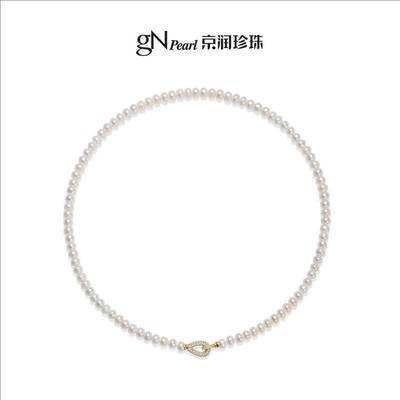 京润珍珠925银淡水珍珠套装