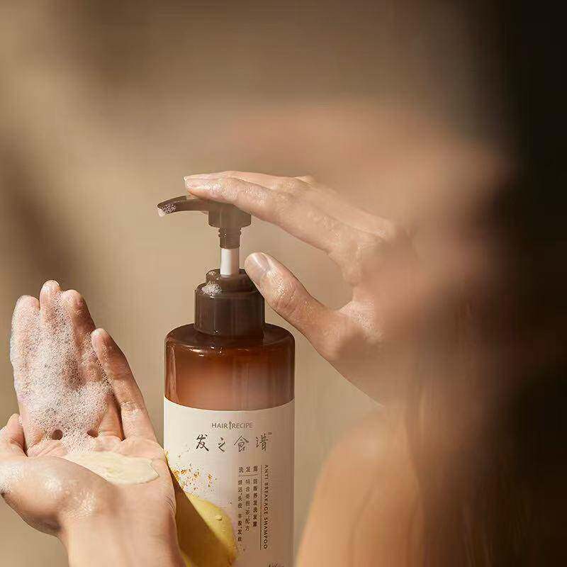 发之食谱洗发水生姜根茶防断养发洗头露膏控油蓬松滋养头皮