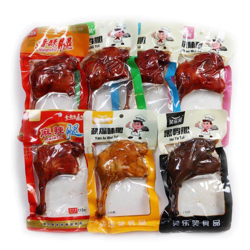 【五袋装】笑乐笑卤鸭腿零食组合
