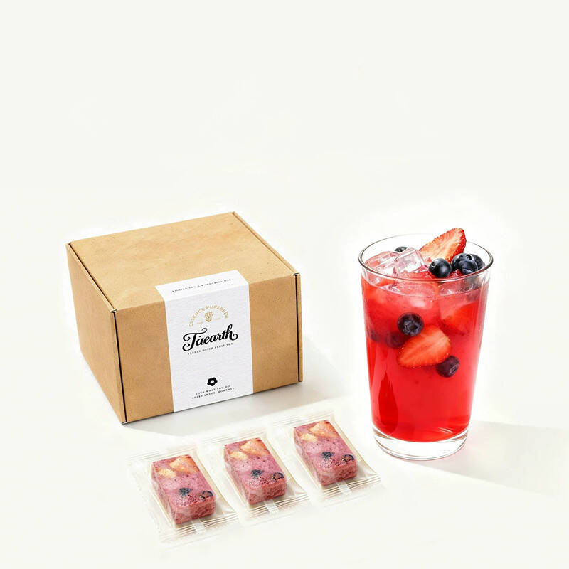 憨哈熊 冻干果茶块 遇水即溶 独立包装办公室旅行3杯装水果茶