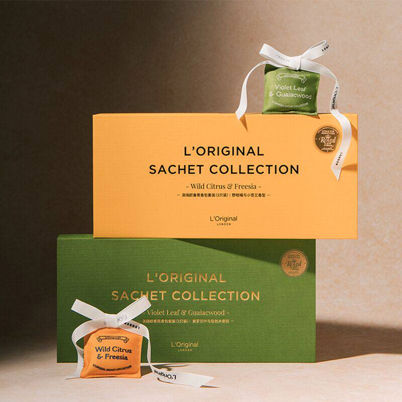 限定礼盒]洛瑞欧英伦谧境礼盒车载香薰挂件香包3包装持久留香摆件