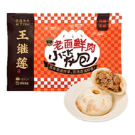 王继莲鲜香老面猪肉小笼包240g*4袋