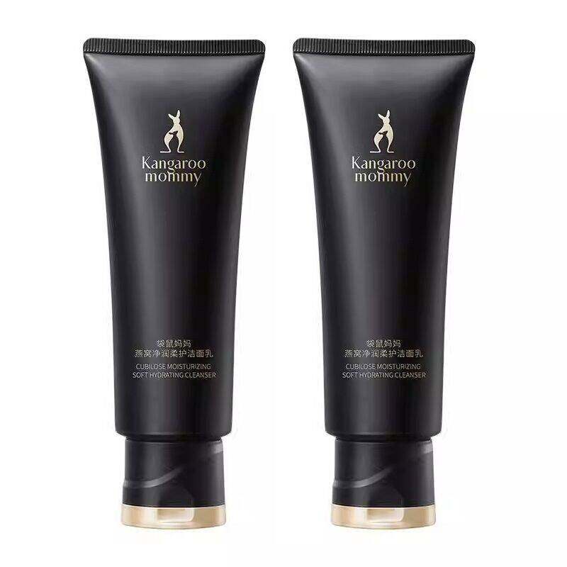 袋鼠妈妈燕窝洗面奶准孕妇洁面乳深层清洁专用护肤化妆品官方正品