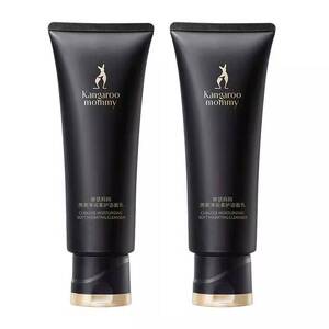 袋鼠妈妈燕窝洗面奶洁面乳100g两支