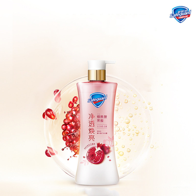 舒肤佳红石榴山茶花乌木沐浴露