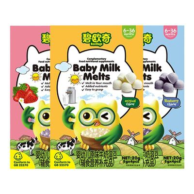 碧欧奇婴标认证婴幼儿溶豆溶溶豆