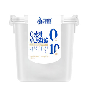 兰格格草原酸奶草原凝酪方桶1kg*2