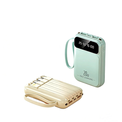 2026新款充电宝大容量10000毫安2万超薄小巧便携自带线1