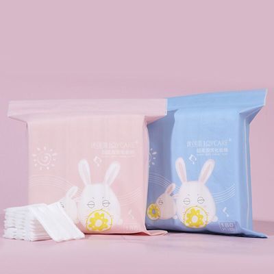 卸妆棉卸妆巾一次性眼唇脸三合一沾水即卸网纹纯棉大片化妆棉女