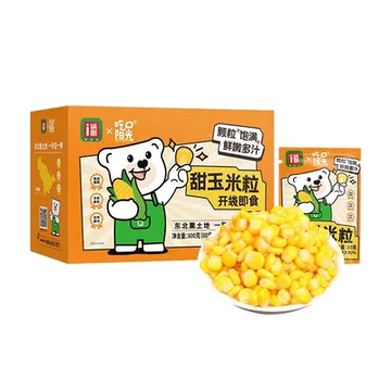 锅圈食汇甜玉米粒开袋即食80g*10袋
