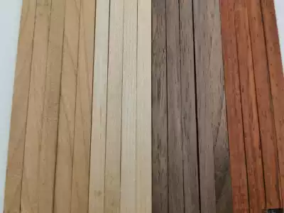 Solid wood strip thin wood chip custom model Wood plate DIY black walnut Maple Maple cherry wood safflower pear