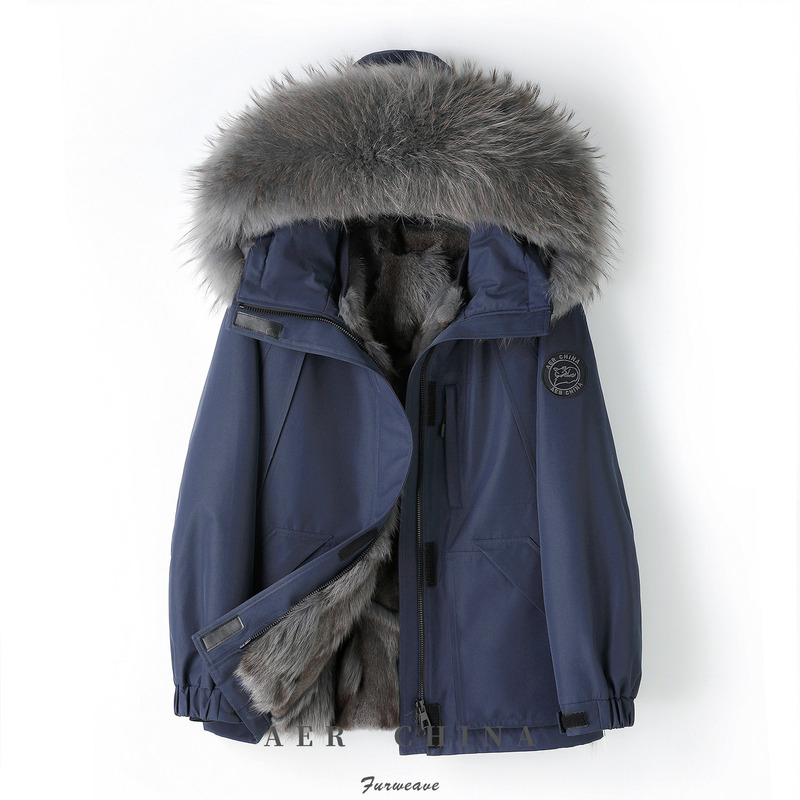 Petite Parka for Women, 2026 Winter New Style, Korean Version, Casual Loose-Fitting Warm Jacket with Detachable Fox Fur Lining Petite Parka for Women, 2026 Winter New Style, Korean Version, Casual Loose-Fitting Warm Jacket with Detachable Fox Fur Lining