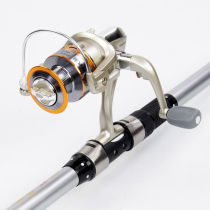 Ultra-hard sea rod suit far throw sea bar fishing rod combined sea fishing rod fish rod 10 shaft 3000 metal wheel send