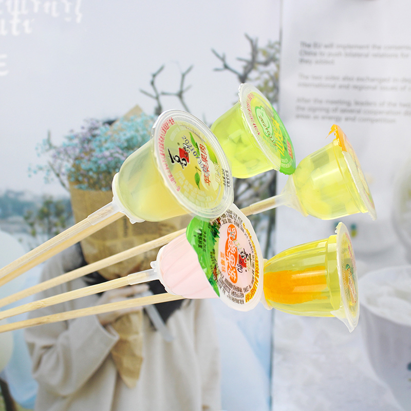 Floral adhesive Chocolate Flower Bouquet Fruit Snacks Bamboo Stick Fixed Suction Cup Diy Flowers Packaging Material