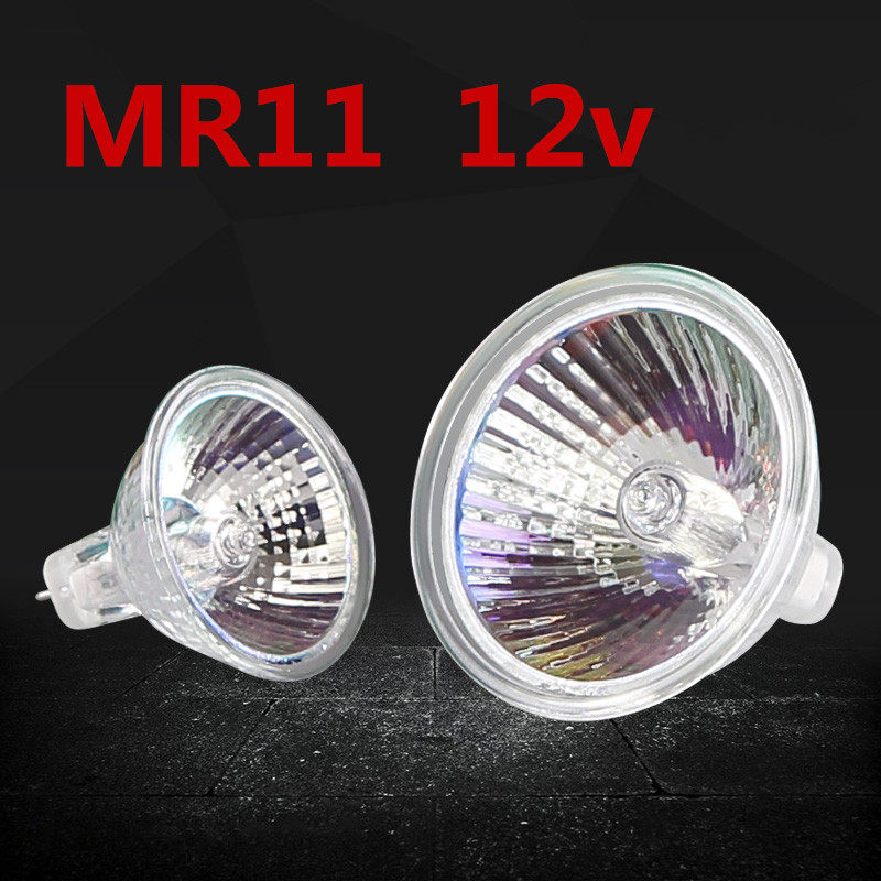 Tungsten halogen lamp MR 11 halogen lamp cup 12v20W35W warm halogen lamp cup Ceiling lamp track lamp bulb