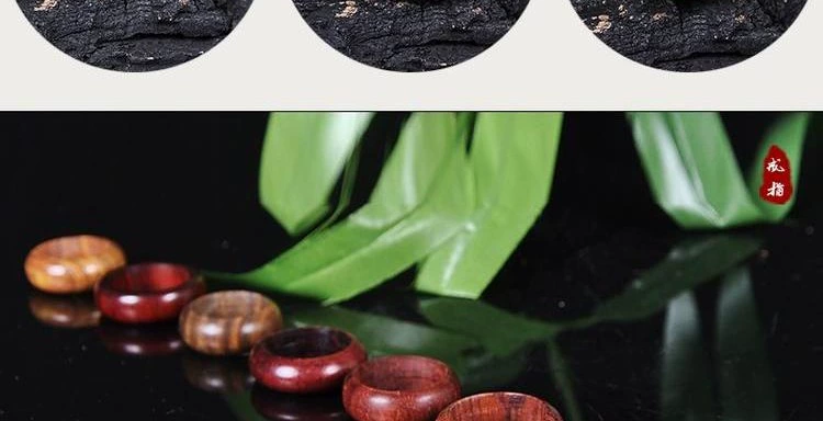 Bí ẩn ban đầu bằng gỗ nhẫn nhẫn nhẫn nhẫn nam và nữ mẫu đơn giản cổ điển retro Ngày Valentine nhẫn hột xoàn