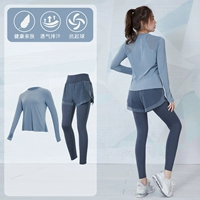 Синий [длинное рукав] два -байна TC15894