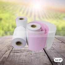 Applicable to EPSON TM-U220 U288 M188B M188D pin type carbonless cashier 2-layer roll paper with clear printing