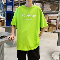 Super fire cec short sleeve mens ice sense T-shirt tide Half sleeve ins tide wild loose summer tide card