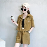 Розовая униформа медсестры, комплект для отдыха, короткий рукав, 2025 года, в западном стиле, изысканный стиль