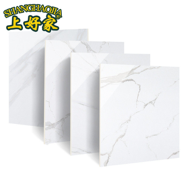 White stone tile 800x800 living room floor tile new simple modern king kongo all-over marble floor tile