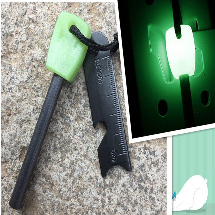 Multifunctional flint outdoor survival fire magnesium rod fire rod magnesium block field survival equipment solid magnesium block