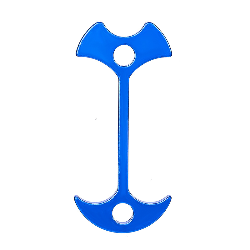 Outdoor trestle Deck Wood Board Tent Windproof cord Hook Ground Nails Fish Bone Aluminum Alloy