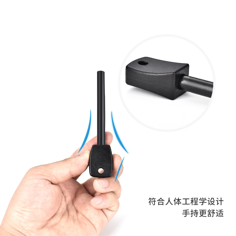 Outdoor equipment Bell Survival luminous waterproof magnesium rod flint stone shell with the same firearm fire rod magnesium block