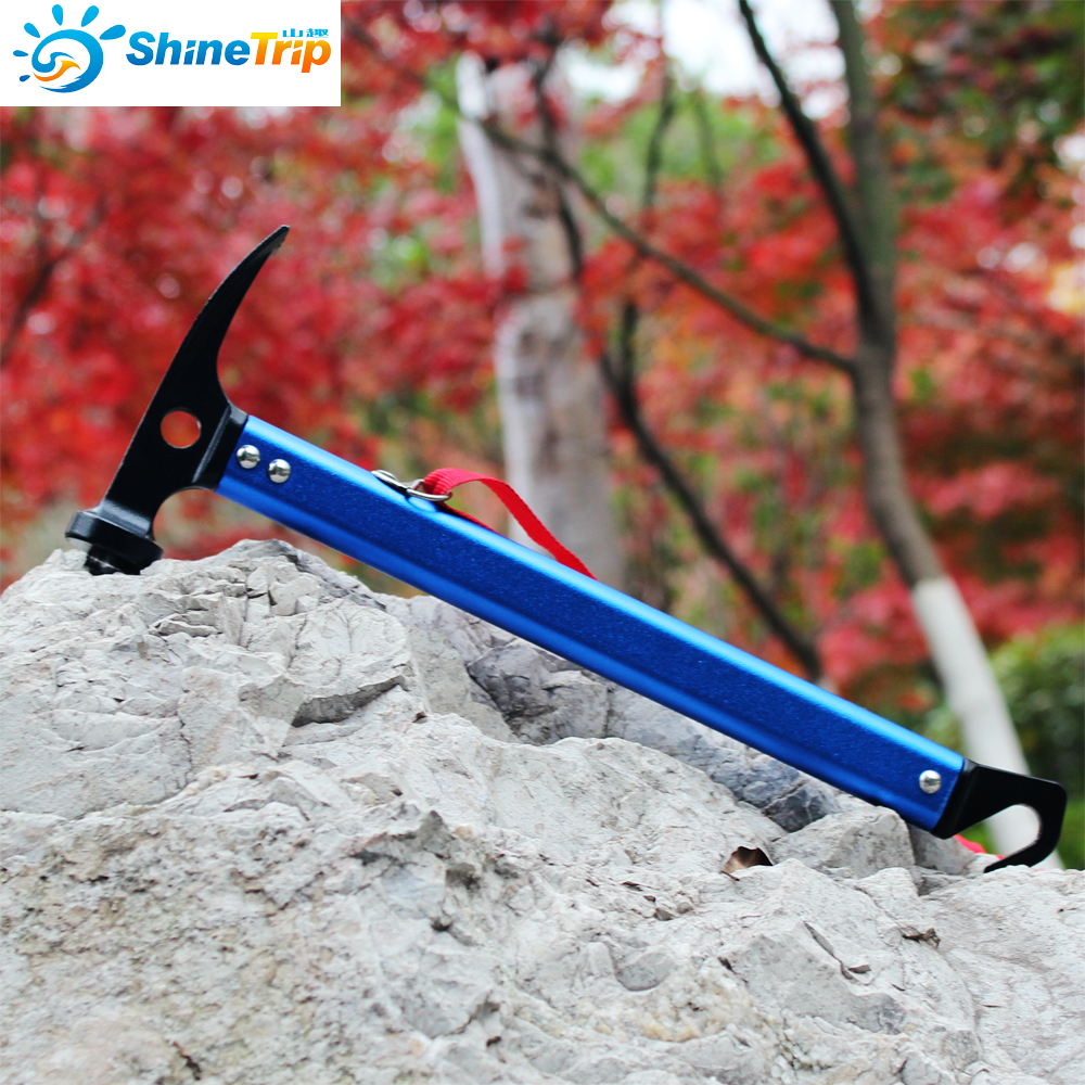 Outdoor camping multi-functional hammer hammer tent ground nail hammer safety hammer sky curtain hammer nail puller