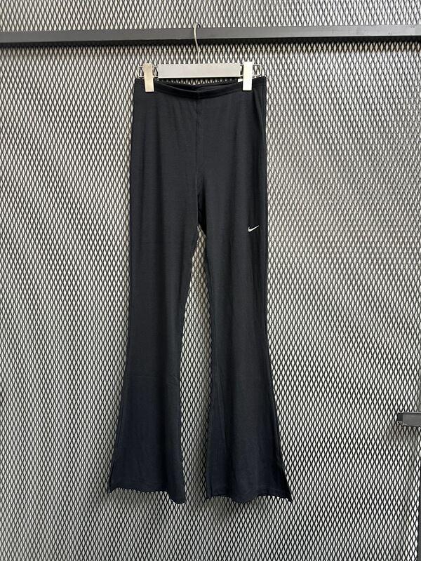 Nike Micro-Flared Pants for Women, Spring and Summer Thin Style, Slim Fit, Thin Slit Design, Sports Casual Long Pants Fq2114