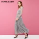 Vero Moda mùa xuân hai mảnh thêu hoa cổ tích váy hoa sen tay áo 丨 31847D518 - Sản phẩm HOT