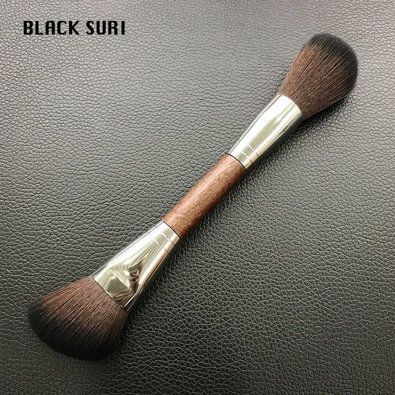 Silhouette brush contour repair brush double-headed loose powder brush blush brush a shadow brush v face portable beginners