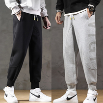 Casual Pants Men Loose Bunches SPRING AUTUMN 2022 NEW QUALITY KOREAN VERSION TRENDY FASHION ELASTIC 100 HITCH SPORTS PANTS