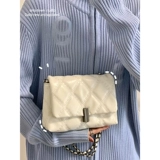 Сумка через плечо, сумка на одно плечо, цепь, изысканный стиль, французский стиль, коллекция 2023, на цепочке