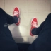 Spot CONVERSE Converse 74 Red One Star New Year Red Flip-Flop Skate Shoes 158434c - Dép / giày thường