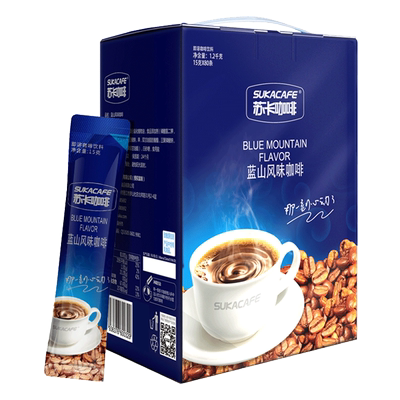 苏卡咖啡速溶蓝山咖啡30条
