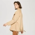 Poly | Wool MECITY Áo khoác nữ có cổ thắt lưng Thắt lưng hai mặt Áo khoác len áo dạ dáng dài nữ đẹp Accentuated eo áo