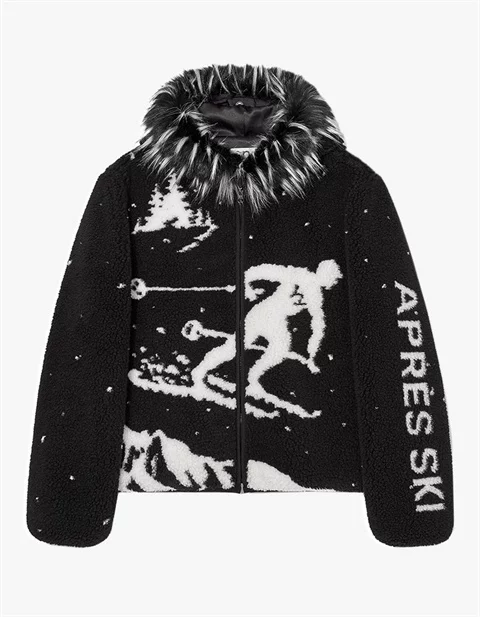 Демисезонная ski velour худи, куртка