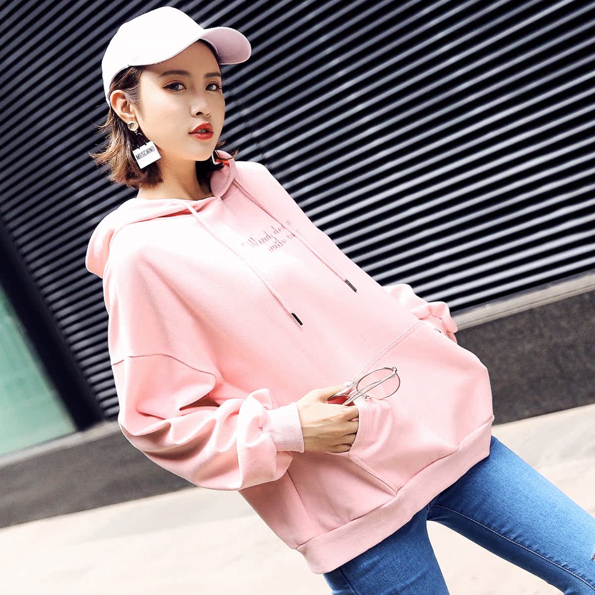 Sweatshirt femme en Coton - Ref 3215339 Image 3