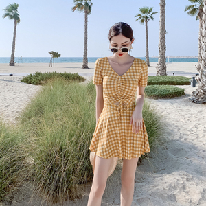 【全店通用】遮肚显瘦小心机镂空仙女范泳衣